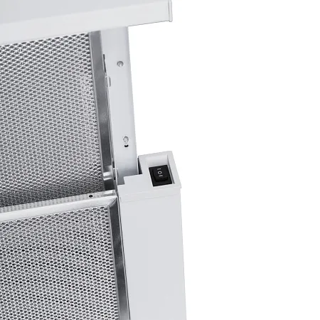 Вытяжка телескопическая кухонная MEFERI SLIDEBOX60WH POWER, 60 см, белая, производительность 850 м3/ч, 2 скорости, низкий уровень шума, режимы отвод и рециркуляция, гарантия 3 года Вытяжка телескопическая кухонная MEFERI SLIDEBOX60WH POWER, 60 см, белая, производительность 850 м3/ч, 2 скорости, низкий уровень шума, режимы отвод и рециркуляция, гарантия 3 года
