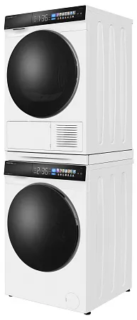 Колонна из стиральной и сушильной машин белая MEFERI MS10WH82 COMFORT Колонна из стиральной и сушильной машин белая MEFERI MS10WH82 COMFORT
