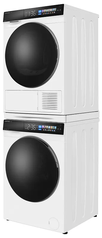 Колонна из стиральной и сушильной машин белая MEFERI MS10WH82 COMFORT