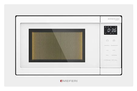 Микроволновая печь встраиваемая MEFERI MMO6020WH COMFORT Микроволновая печь встраиваемая MEFERI MMO6020WH COMFORT