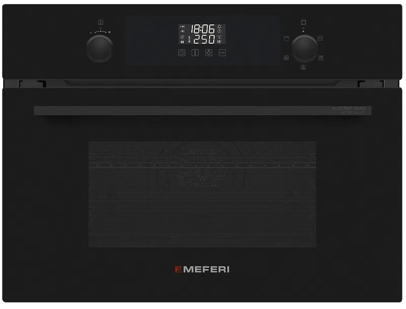Духовой шкаф электрический MEFERI MEO607BK MICROWAVE - изображение dukhovoy_shkaf_elektricheskiy_meo607bk_microwave  