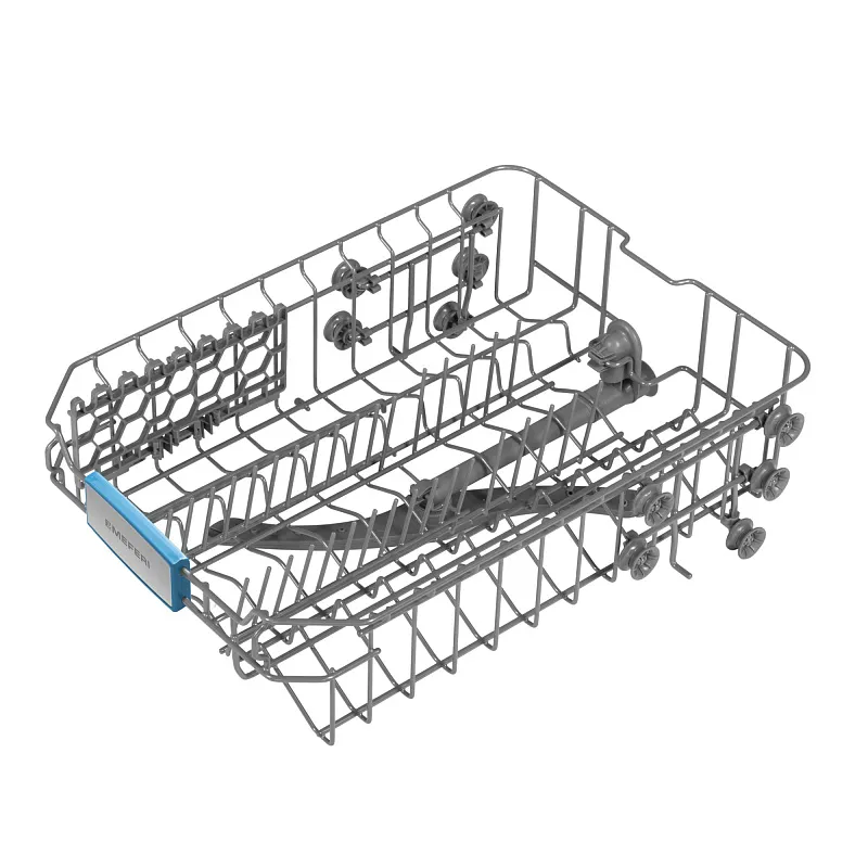 Посудомоечная машина узкая отдельностоящая MEFERI MDW4562WH FS LIGHT, 45 см, 9 комплектов посуды, 6 программ, 2 корзины, половинная загрузка, отсрочка, таймер, защита от протечек, внутренняя подсветка