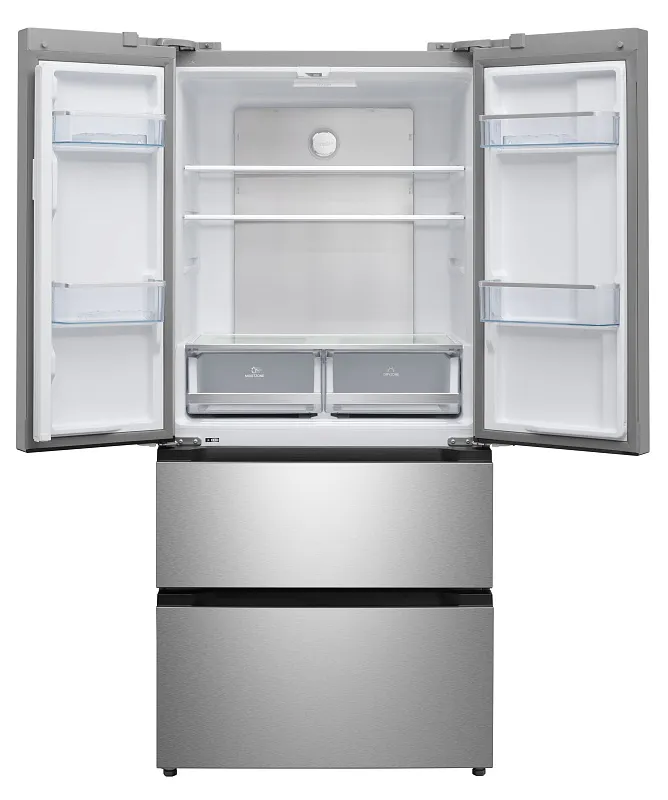 Холодильник отдельностоящий, с инвертором MEFERI MFR83IX TOTAL NO FROST FRENCH DOOR COMFORT, двухкамерный, с зоной свежести, с льдогенератором