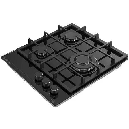 Варочная панель газовая MEFERI MGH453BK GLASS POWER Варочная панель газовая MEFERI MGH453BK GLASS POWER