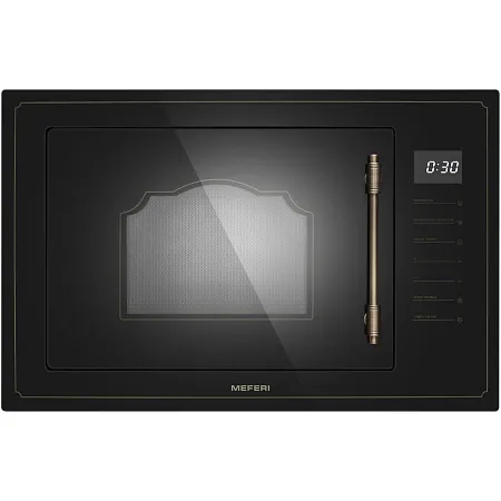 Микроволновая печь встраиваемая MEFERI MMO6025BK RETRO Микроволновая печь встраиваемая MEFERI MMO6025BK RETRO