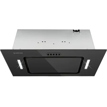 Вытяжка кухонная MEFERI INBOX60BK GLASS ULTRA, 60 см, встраиваемая, черная, стекло, производительность 900 м3/ч, 3 скорости, низкий уровень шума, режимы отвод и рециркуляция, гарантия 3 года Вытяжка кухонная MEFERI INBOX60BK GLASS ULTRA, 60 см, встраиваемая, черная, стекло, производительность 900 м3/ч, 3 скорости, низкий уровень шума, режимы отвод и рециркуляция, гарантия 3 года