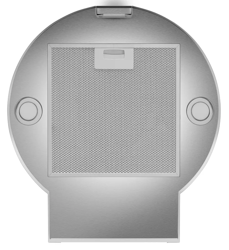 Вытяжка кухонная цилиндрическая настенная MEFERI TUBE40IX COMFORT PLUS, 40 см, серая, производительность 1200 м3/ч, 5 скоростей, низкий уровень шума, режимы отвод и рециркуляция, сенсорное управление, гарантия 3 года