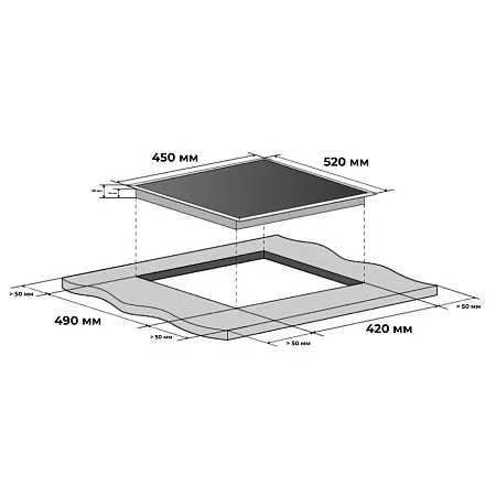 Варочная панель электрическая MEFERI MEH453BK POWER (Модификация 2025 года) Варочная панель электрическая MEFERI MEH453BK POWER (Модификация 2025 года)