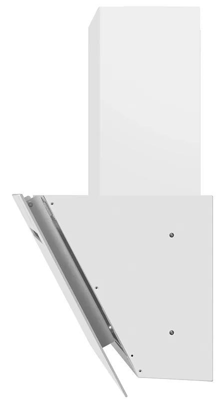 Вытяжка кухонная MEFERI AIRBOX60WH COMFORT, 60 см, наклонная, белая, стекло, производительность 950 м3/ч, 3 скорости, низкий уровень шума, режимы отвод и рециркуляция, гарантия 3 года