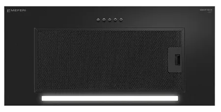 Вытяжка кухонная MEFERI SMARTBOX60BK LIGHT, 60 см, встраиваемая, черная, производительность 650 м3/ч, 3 скорости, низкий уровень шума, режимы отвод и рециркуляция, гарантия 3 года Вытяжка кухонная MEFERI SMARTBOX60BK LIGHT, 60 см, встраиваемая, черная, производительность 650 м3/ч, 3 скорости, низкий уровень шума, режимы отвод и рециркуляция, гарантия 3 года