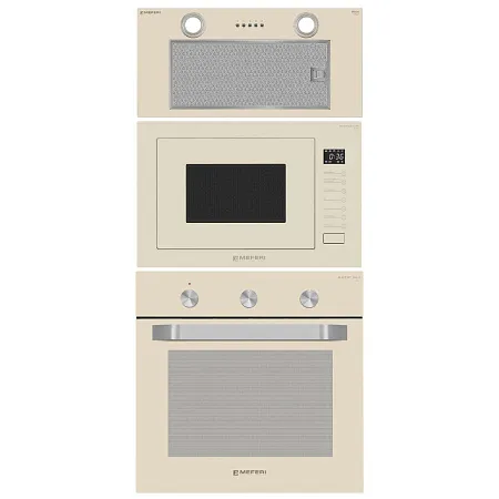 Комплект встраиваемой техники MEFERI 60см бежевый MS60BG32