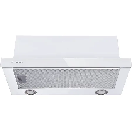 Вытяжка телескопическая кухонная MEFERI SLIDEBOX60WH GLASS ULTRA, 60 см, белая, стекло, производительность 850 м3/ч, 2 скорости, низкий уровень шума, режимы отвод и рециркуляция, гарантия 3 года Вытяжка телескопическая кухонная MEFERI SLIDEBOX60WH GLASS ULTRA, 60 см, белая, стекло, производительность 850 м3/ч, 2 скорости, низкий уровень шума, режимы отвод и рециркуляция, гарантия 3 года