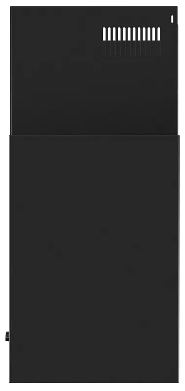 Кубическая вытяжка кухонная MEFERI ROOMBOX40BK LIGHT, пристенная, 40 см, черная, квадратная, производительность 650 м3/ч, 3 скорости, низкий уровень шума, режимы отвод и рециркуляция, гарантия 3 года