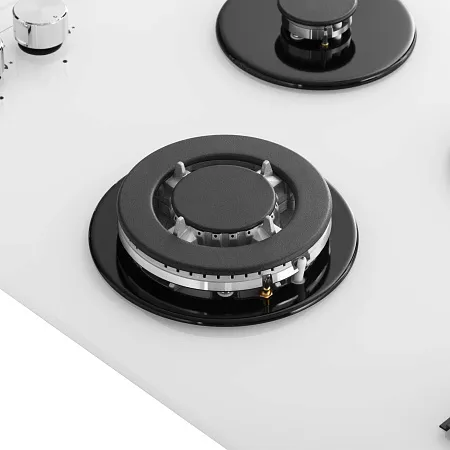 Варочная панель газовая MEFERI MGH453WH GLASS POWER Варочная панель газовая MEFERI MGH453WH GLASS POWER
