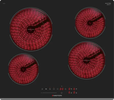Варочная панель электрическая MEFERI MEH604BK COMFORT PLUS Варочная панель электрическая MEFERI MEH604BK COMFORT PLUS