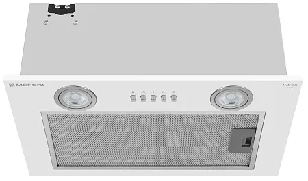 Вытяжка кухонная MEFERI INBOX45WH LIGHT, 45 см, встраиваемая, белая, производительность 650 м3/ч, 3 скорости, низкий уровень шума, режимы отвод и рециркуляция, гарантия 3 года Вытяжка кухонная MEFERI INBOX45WH LIGHT, 45 см, встраиваемая, белая, производительность 650 м3/ч, 3 скорости, низкий уровень шума, режимы отвод и рециркуляция, гарантия 3 года