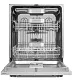Посудомоечная машина встраиваемая с инвертором MEFERI MDW6093 LUXE 60 см, 16 комплектов посуды, 6 программ, автооткрывание, аквастоп, луч на полу, внутренняя подсветка, половинная загрузка, отсрочка