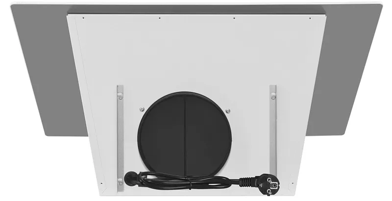 Вытяжка кухонная MEFERI AIRBOX60WH POWER, 60 см, наклонная, белая, стекло, производительность 900 м3/ч, 3 скорости, низкий уровень шума, режимы отвод и рециркуляция, гарантия 3 года