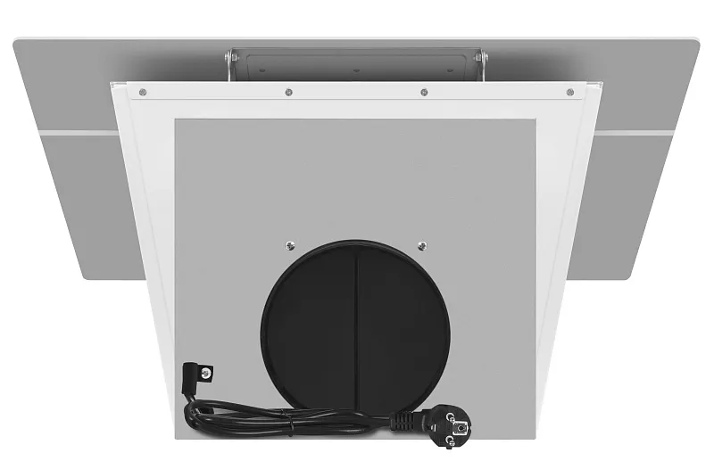 Вытяжка кухонная MEFERI AIRBOX60WH ULTRA, 60 см, наклонная, белая, стекло, производительность 1100 м3/ч, 3 скорости, низкий уровень шума, режимы отвод и рециркуляция, гарантия 3 года