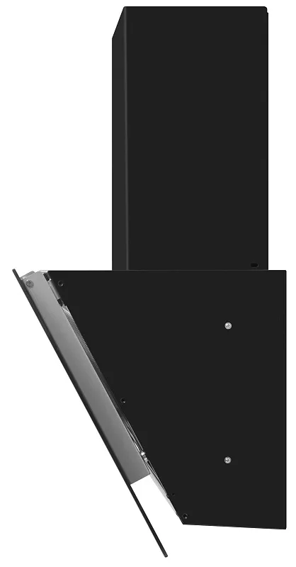 Вытяжка кухонная MEFERI AIRBOX60BK COMFORT, 60 см, наклонная, черная, стекло, производительность 950 м3/ч, 3 скорости, низкий уровень шума, режимы отвод и рециркуляция, гарантия 3 года