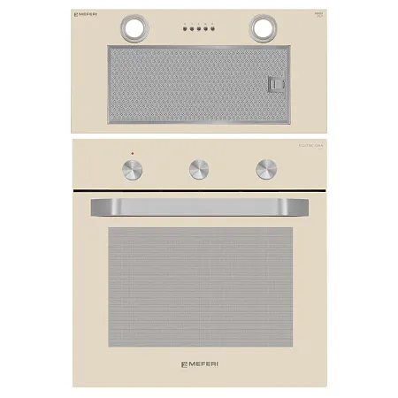 Комплект встраиваемой техники MEFERI 60см бежевый MS60BG24