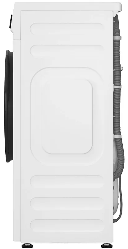 Стиральная машина с инвертором и паром узкая MEFERI MFW061014WH SLIM LIGHT отдельностоящая белая, глубина 34 см, загрузка 6,5 кг