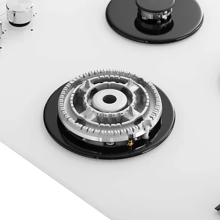 Варочная панель газовая MEFERI MGH453WH GLASS POWER Варочная панель газовая MEFERI MGH453WH GLASS POWER