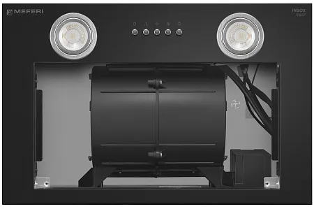Вытяжка кухонная MEFERI INBOX45BK POWER, 45 см, встраиваемая, черная, производительность 900 м3/ч, 3 скорости, низкий уровень шума, режимы отвод и рециркуляция, гарантия 3 года Вытяжка кухонная MEFERI INBOX45BK POWER, 45 см, встраиваемая, черная, производительность 900 м3/ч, 3 скорости, низкий уровень шума, режимы отвод и рециркуляция, гарантия 3 года
