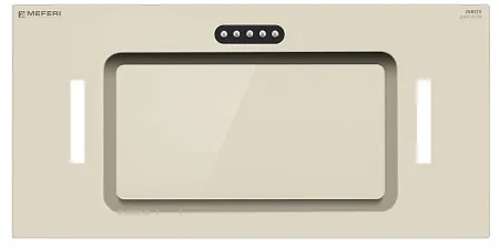 Вытяжка кухонная MEFERI INBOX60BG GLASS ULTRA, 60 см, встраиваемая, бежевая, стекло, производительность 900 м3/ч, 3 скорости, низкий уровень шума, режимы отвод и рециркуляция, гарантия 3 года Вытяжка кухонная MEFERI INBOX60BG GLASS ULTRA, 60 см, встраиваемая, бежевая, стекло, производительность 900 м3/ч, 3 скорости, низкий уровень шума, режимы отвод и рециркуляция, гарантия 3 года