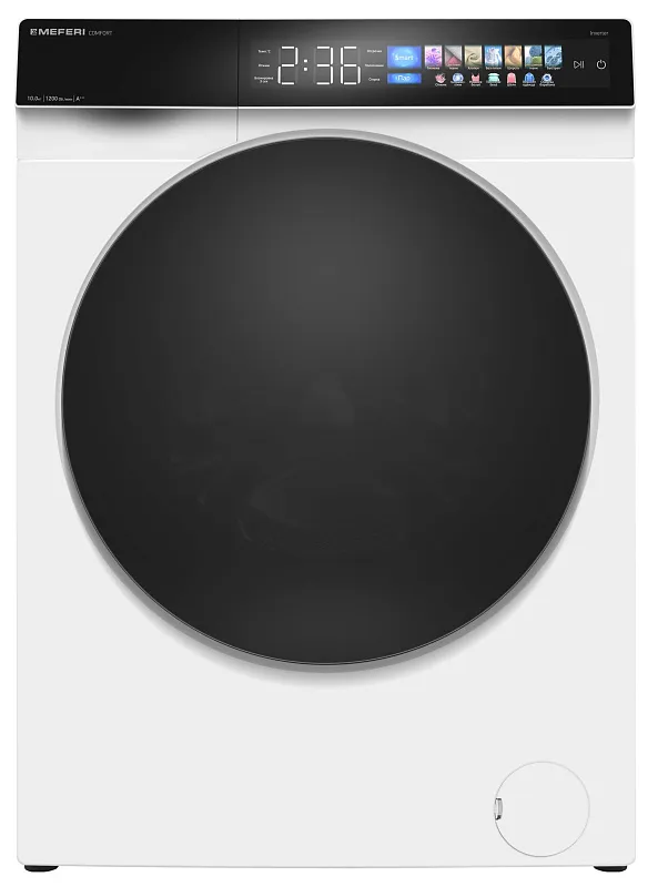 Колонна из стиральной и сушильной машин белая MEFERI MS10WH82 COMFORT