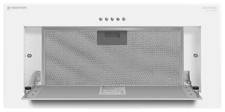 Вытяжка кухонная MEFERI SMARTBOX60WH GLASS POWER, 60 см, встраиваемая, белая, стекло, производительность 900 м3/ч, 3 скорости, низкий уровень шума, режимы отвод и рециркуляция, гарантия 3 года Вытяжка кухонная MEFERI SMARTBOX60WH GLASS POWER, 60 см, встраиваемая, белая, стекло, производительность 900 м3/ч, 3 скорости, низкий уровень шума, режимы отвод и рециркуляция, гарантия 3 года