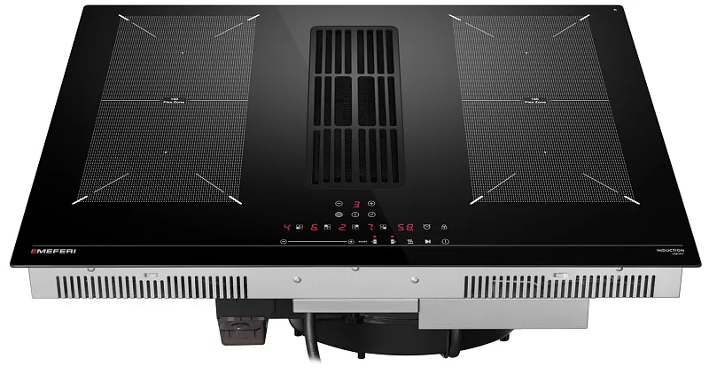 Варочная панель индукционная с вытяжкой MEFERI XSMART75BK COMFORT