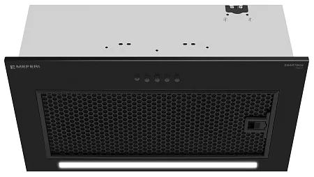 Вытяжка кухонная MEFERI SMARTBOX52BK POWER, 52 см, встраиваемая, черная, производительность 900 м3/ч, 3 скорости, низкий уровень шума, режимы отвод и рециркуляция, гарантия 3 года Вытяжка кухонная MEFERI SMARTBOX52BK POWER, 52 см, встраиваемая, черная, производительность 900 м3/ч, 3 скорости, низкий уровень шума, режимы отвод и рециркуляция, гарантия 3 года