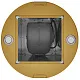 Вытяжка кухонная цилиндрическая островная MEFERI TUBE40GOLD ISLA COMFORT PLUS, 40 см, золотая, производительность 1200 м3/ч, 5 скоростей, режимы отвод и рециркуляция, сенсорное управление, гарантия 3 года