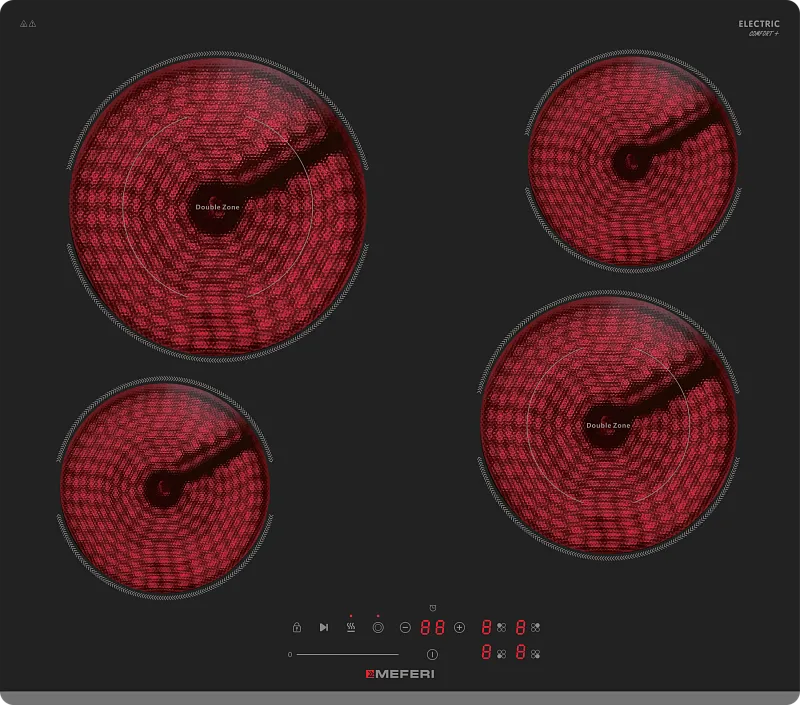 Варочная панель электрическая MEFERI MEH604BK COMFORT PLUS - изображение varochnaya_panel_elektricheskaya_meh604bk_comfort_plus  