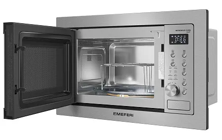 Микроволновая печь встраиваемая MEFERI MMO6025IX POWER Микроволновая печь встраиваемая MEFERI MMO6025IX POWER