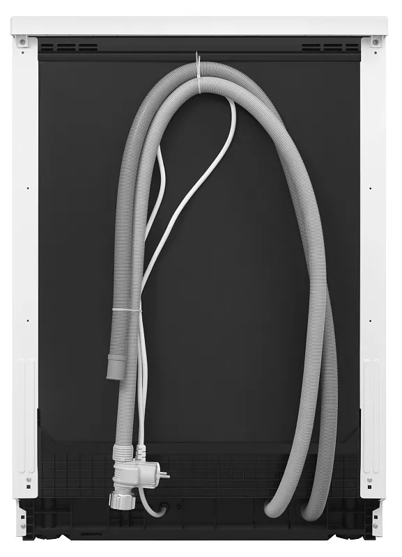Посудомоечная машина отдельностоящая MEFERI MDW6062WH FS LIGHT, 60 см, напольная, 12 комплектов посуды, 6 программ, 2 корзины, половинная загрузка, отсрочка, защита от протечек, внутренняя подсветка