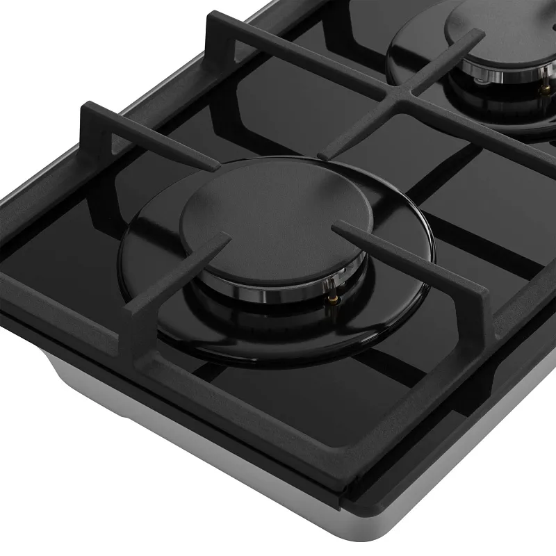 Варочная панель газовая MEFERI MGH302BK GLASS LIGHT