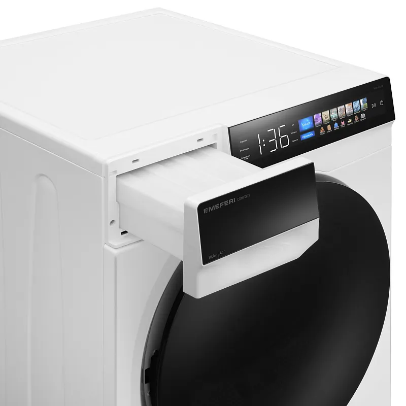 Сушильная машина с инвертором и тепловым насосом MEFERI MDR1016WH HP COMFORT