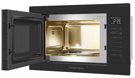 Микроволновая печь встраиваемая MEFERI MMO6025BK MATT ULTRA Микроволновая печь встраиваемая MEFERI MMO6025BK MATT ULTRA