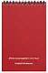 Блокнот на кольцах красный MEFERI A5RD notepad Блокнот на кольцах красный MEFERI A5RD notepad