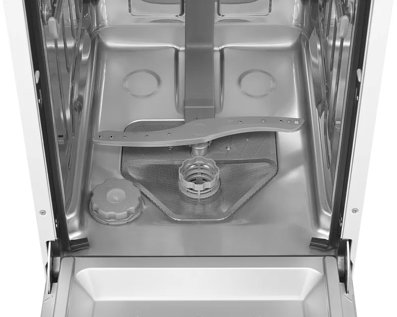 Посудомоечная машина узкая отдельностоящая MEFERI MDW4562WH FS LIGHT, 45 см, 9 комплектов посуды, 6 программ, 2 корзины, половинная загрузка, отсрочка, таймер, защита от протечек, внутренняя подсветка