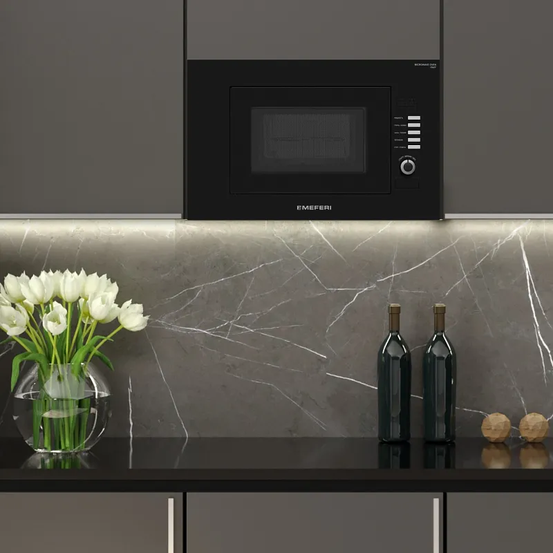 Микроволновая печь встраиваемая  MEFERI MMO6020BK SLIM POWER