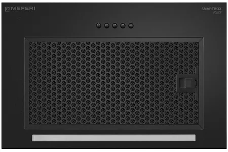 Вытяжка кухонная MEFERI SMARTBOX45BK POWER, 45 см, встраиваемая, черная, производительность 900 м3/ч, 3 скорости, низкий уровень шума, режимы отвод и рециркуляция, гарантия 3 года Вытяжка кухонная MEFERI SMARTBOX45BK POWER, 45 см, встраиваемая, черная, производительность 900 м3/ч, 3 скорости, низкий уровень шума, режимы отвод и рециркуляция, гарантия 3 года