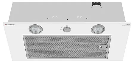 Вытяжка кухонная MEFERI INBOX60WH PUSH COMFORT, 60 см, встраиваемая, белая, производительность 950 м3/ч, 3 скорости, с утапливаемым переключателем, низкий уровень шума, режимы отвод и рециркуляция, гарантия 3 года Вытяжка кухонная MEFERI INBOX60WH PUSH COMFORT, 60 см, встраиваемая, белая, производительность 950 м3/ч, 3 скорости, с утапливаемым переключателем, низкий уровень шума, режимы отвод и рециркуляция, гарантия 3 года