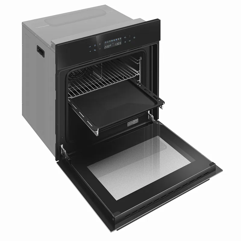 Комплект встраиваемой техники 60см черный MEFERI MS60BK04