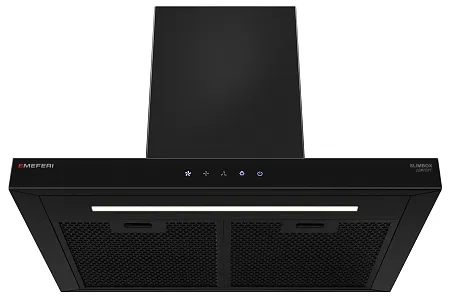 Вытяжка кухонная MEFERI SLIMBOX60BK COMFORT, 60 см, купольная, черная, производительность 950 м3/ч, 3 скорости, низкий уровень шума, режимы отвод и рециркуляция, гарантия 3 года Вытяжка кухонная MEFERI SLIMBOX60BK COMFORT, 60 см, купольная, черная, производительность 950 м3/ч, 3 скорости, низкий уровень шума, режимы отвод и рециркуляция, гарантия 3 года