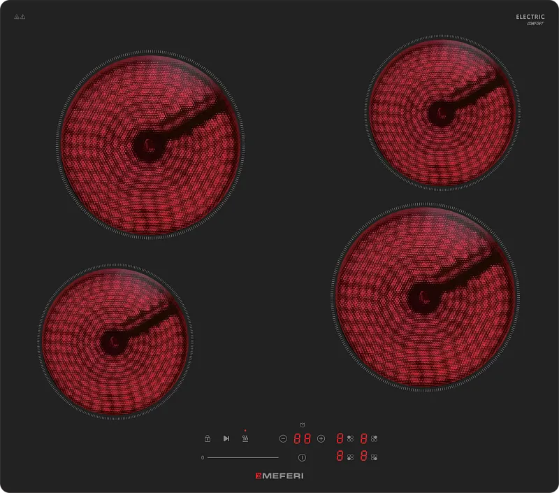 Варочная панель электрическая MEFERI MEH604BK COMFORT - изображение varochnaya_panel_elektricheskaya_meh604bk_comfort  