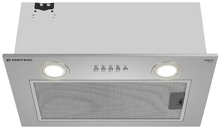 Вытяжка кухонная MEFERI INBOX45IX LIGHT, 45 см, встраиваемая, серая, производительность 650 м3/ч, 3 скорости, низкий уровень шума, режимы отвод и рециркуляция, гарантия 3 года Вытяжка кухонная MEFERI INBOX45IX LIGHT, 45 см, встраиваемая, серая, производительность 650 м3/ч, 3 скорости, низкий уровень шума, режимы отвод и рециркуляция, гарантия 3 года