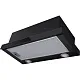 Вытяжка телескопическая кухонная MEFERI SLIDEBOX60BK GLASS ULTRA, 60 см, черная, стекло, производительность 850 м3/ч, 2 скорости, низкий уровень шума, режимы отвод и рециркуляция, гарантия 3 года